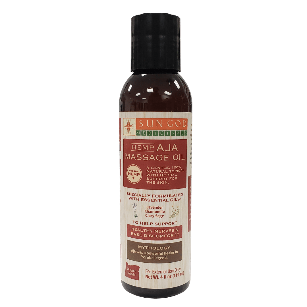 Aja Hemp Massage Oil - 4 oz.