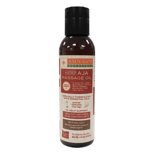 Aja Hemp Massage Oil - 4 oz.